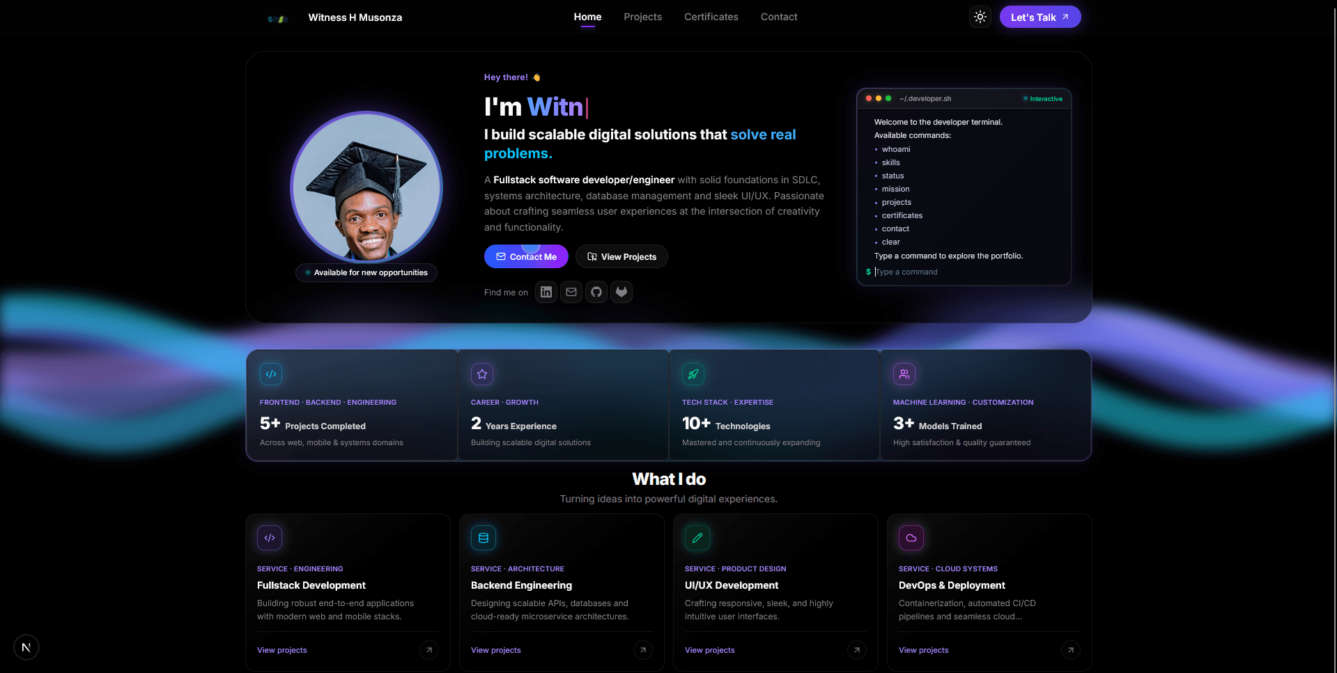 Portfolio preview